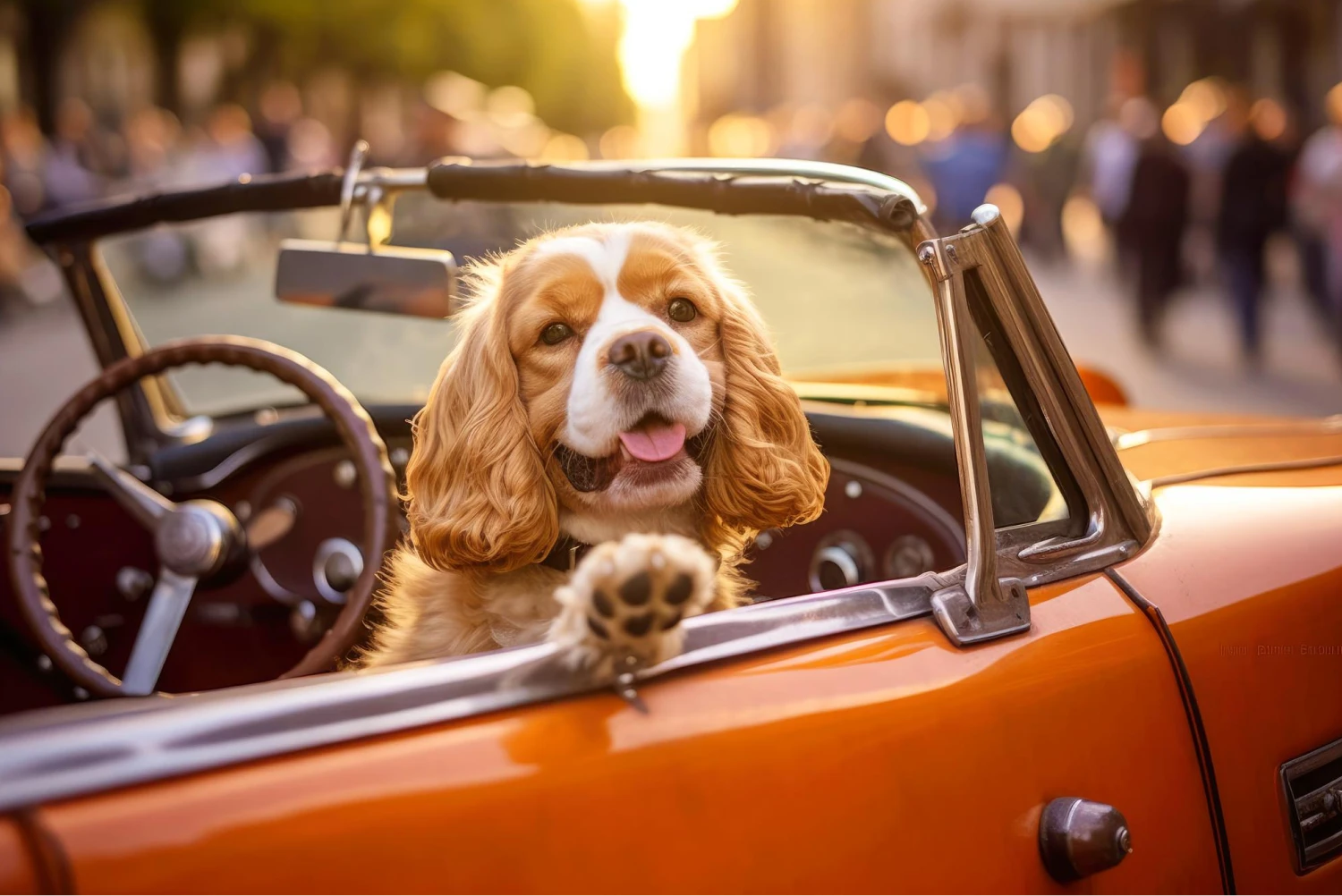 Jeep Wrangler Dog Car Seat for Cavalier King Charles Spaniels