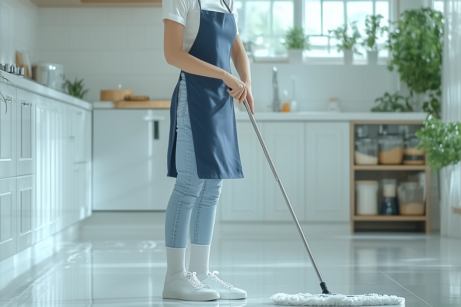 Battery-Powered Spin Mop