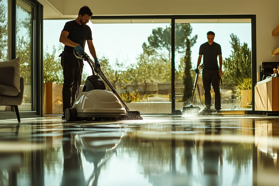 Cordless Swivel Spin Mop