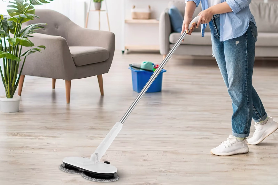 Adjustable Cordless Electric Mop