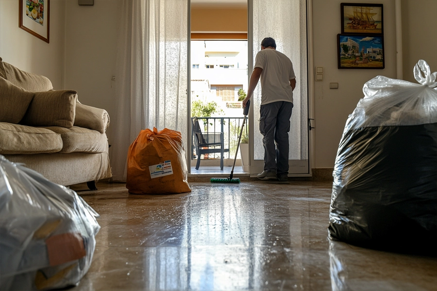 Cordless Swivel Spin Mop