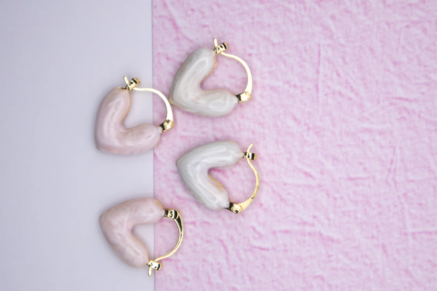Elegant Heart Earring Designs