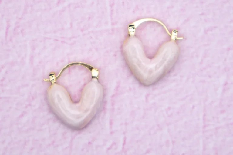 Timeless Heart-Shaped Studs
