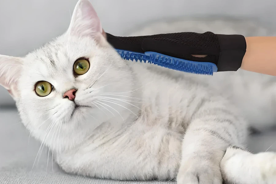 Soft Silicone Pet Grooming Glove