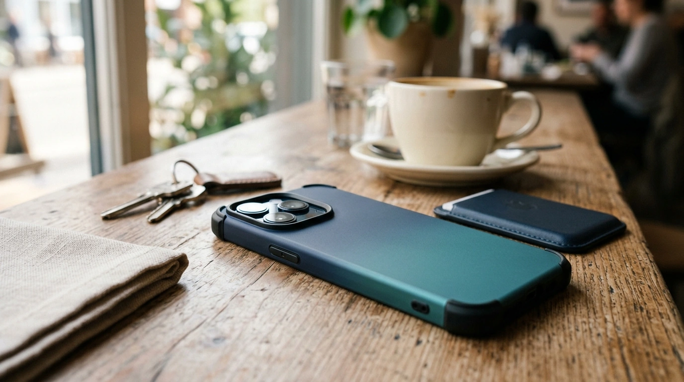 Gradient Matte Magnetic Case: Shockproof + Lens Guard