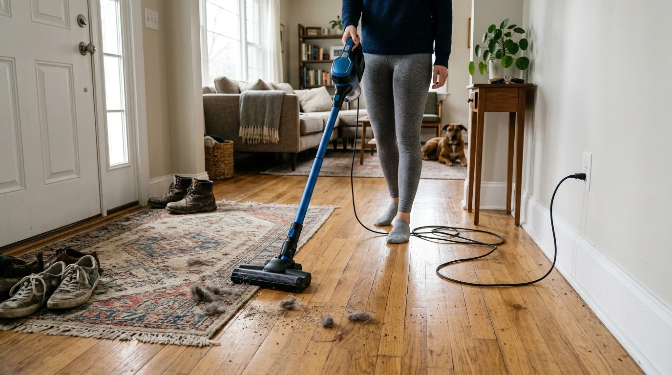 600W 18000Pa Corded Vacuum Cleaner with 22ft Cord